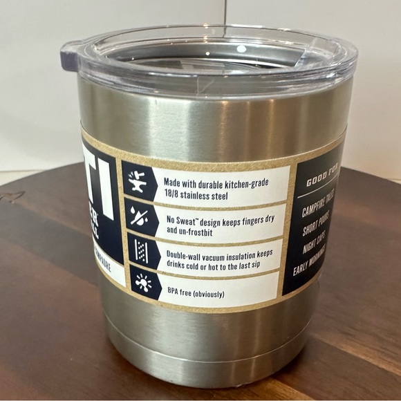 ❌SOLD❌YETI 10 oz Rambler Stainless Steel - Picture 4 of 5